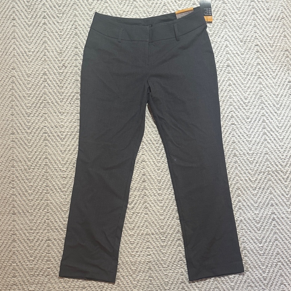 Worthington Dark Gray Straight Leg Pants